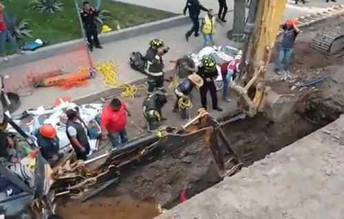 Video: Derrumbe en obra de Río San Joaquín, CDMX, deja un trabajador sin vida